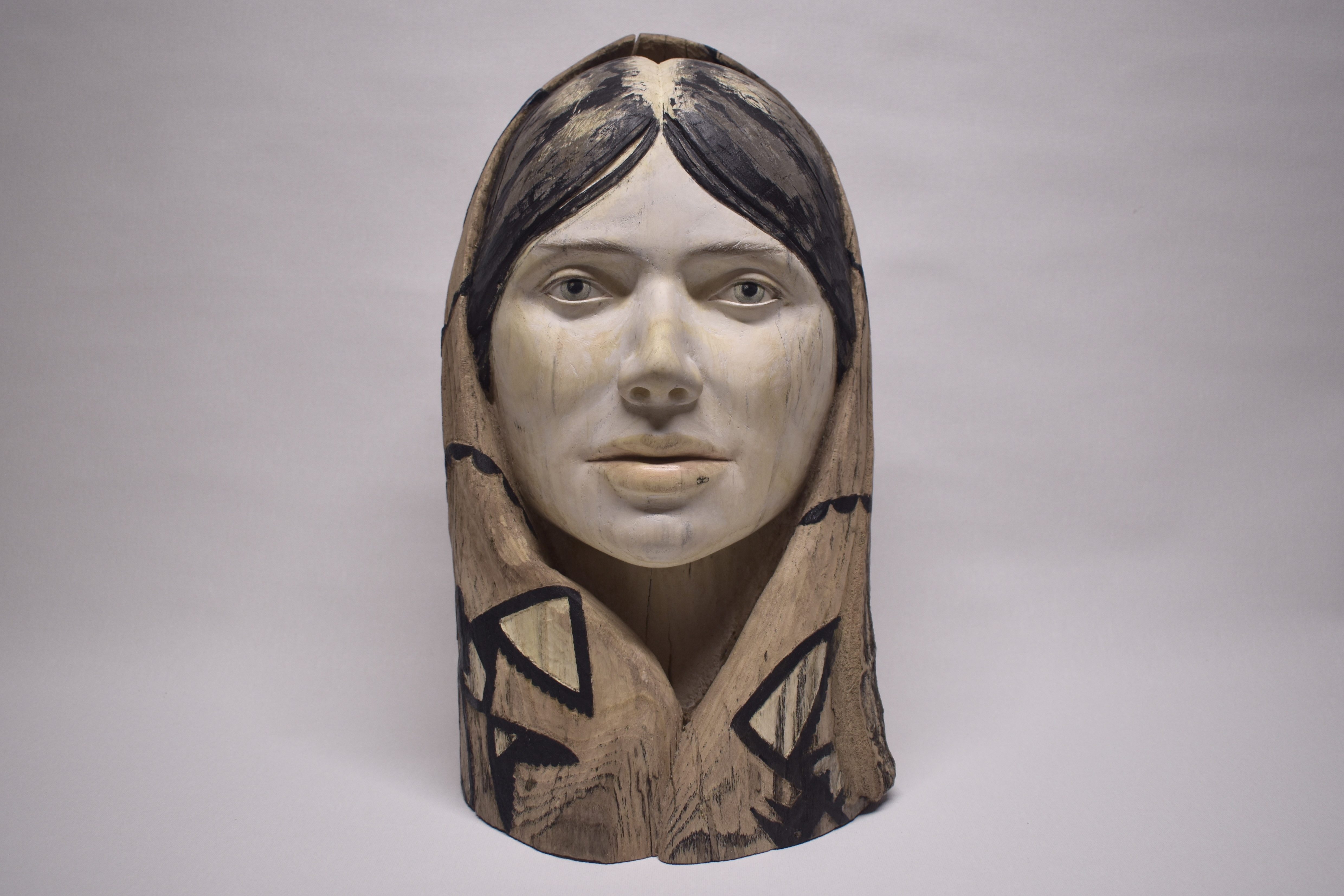 Young Lady with Crow Blanket